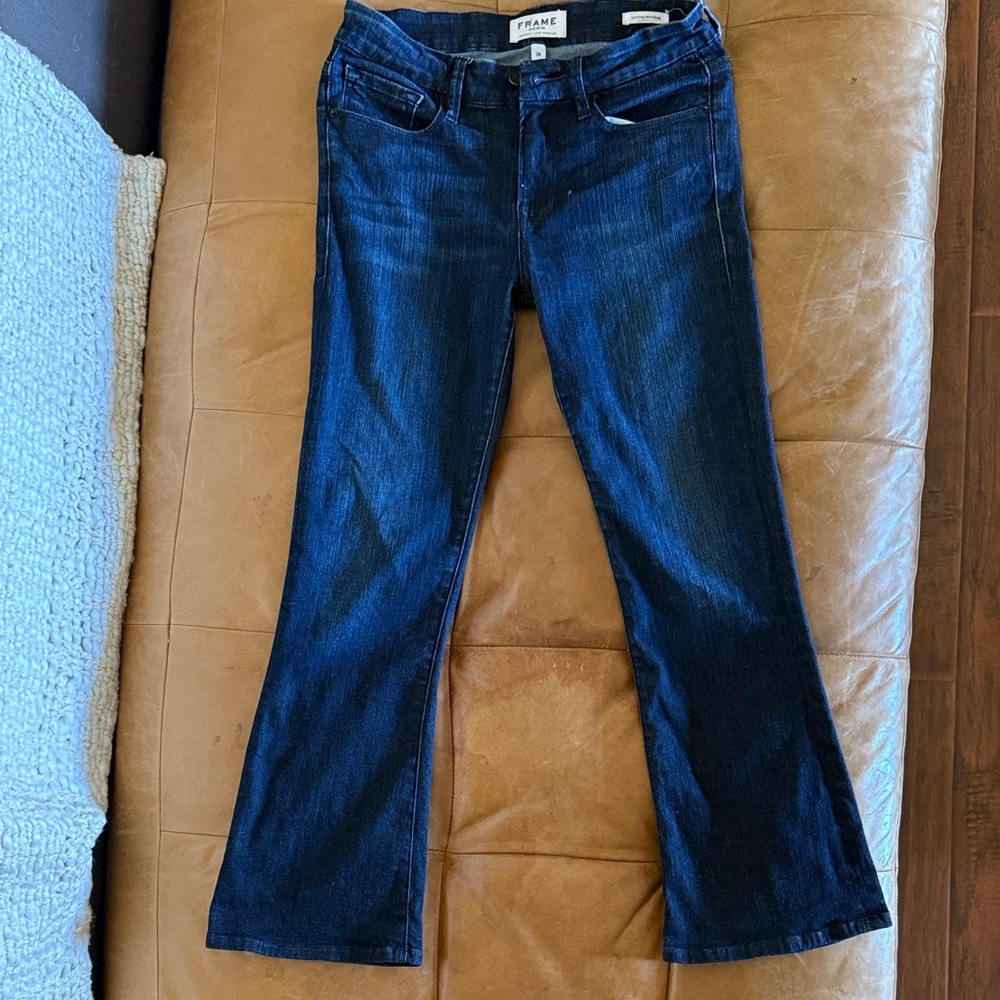 Frame Denim Women's Dark Blue Flare Jeans